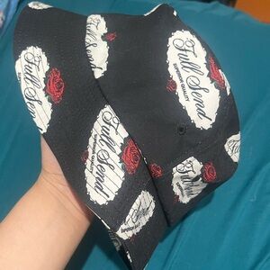Full Send Rose Bucket Hat Black One Size